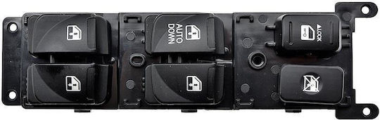 Prasco Car Window Switch for Hyundai Accent Black