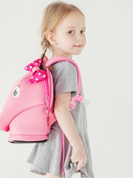 NOHOO Schulranzen Rucksack Kindergarten Rosa 22,5 x 11,5 x 23cm