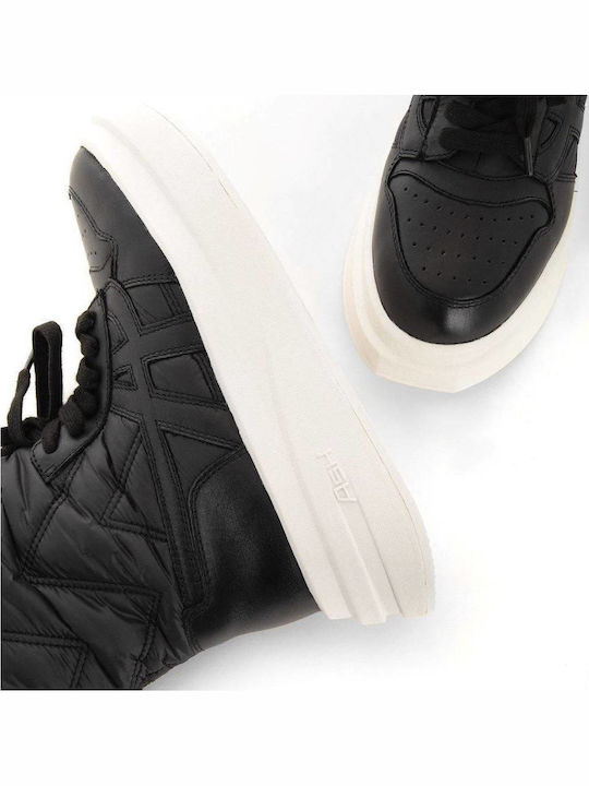 Indigo Puffer Pentru Femei Botine Negre