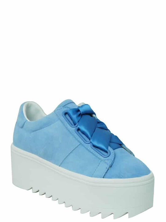 Jeffrey Campbell Damen Flatforms Sneakers Hellblau 0101002003