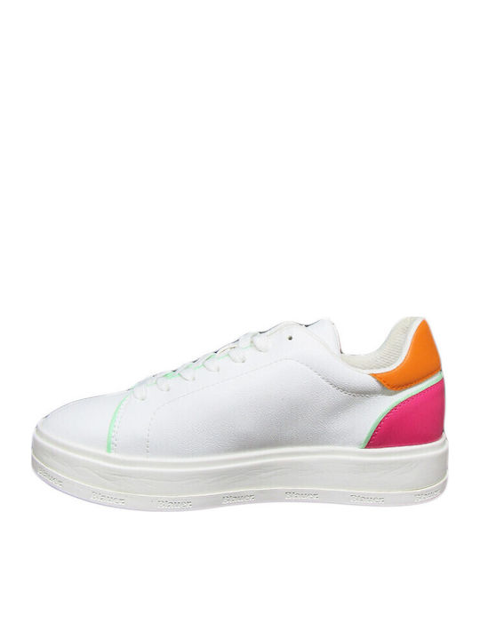 Adidași Flatforms Pentru Femei Albi