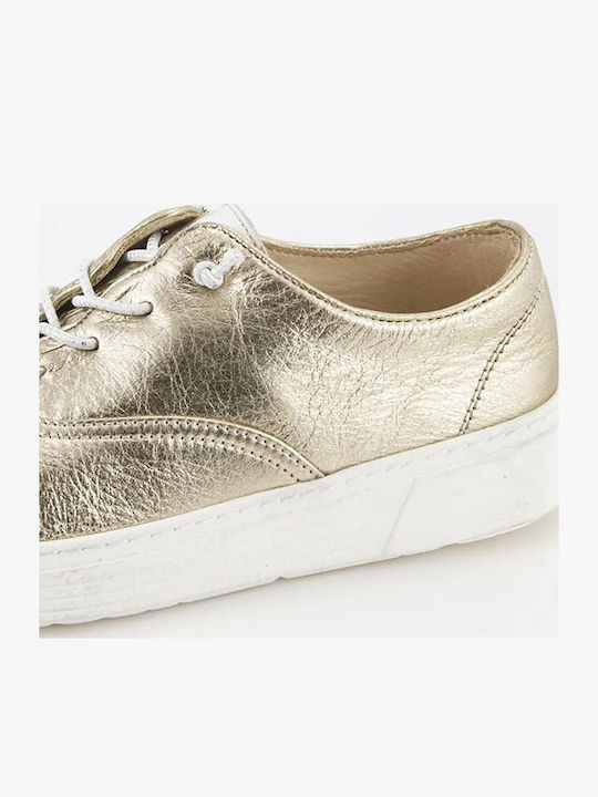 Damen Anatomisch Sneakers Gold