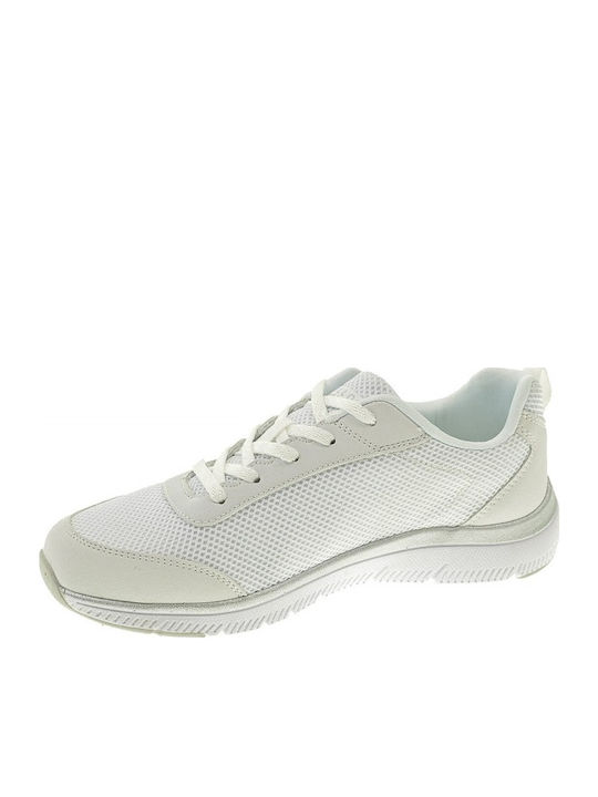 Γυναικεία Ανατομικά Sneakers Λευκά