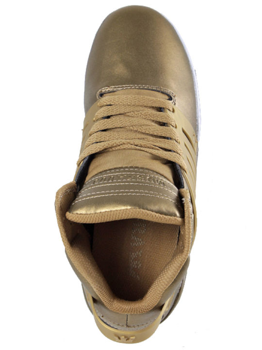 Supra Skytop Sneakers Gold