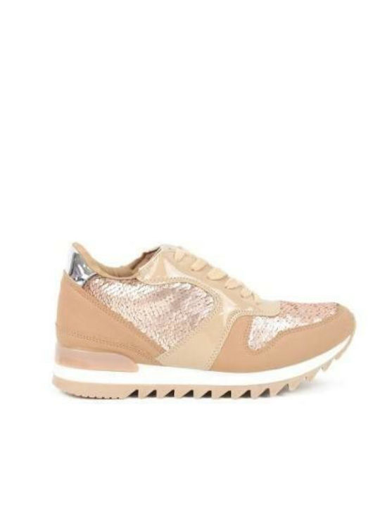 Chika10 Damen Sneakers Beige