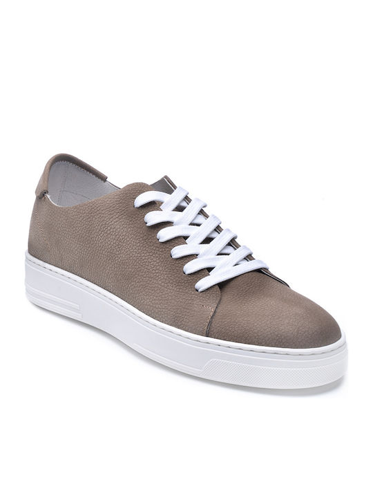 Perlamoda Herren Sneakers Beige