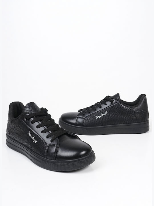 Piazza Shoes Damen Sneakers Schwarz