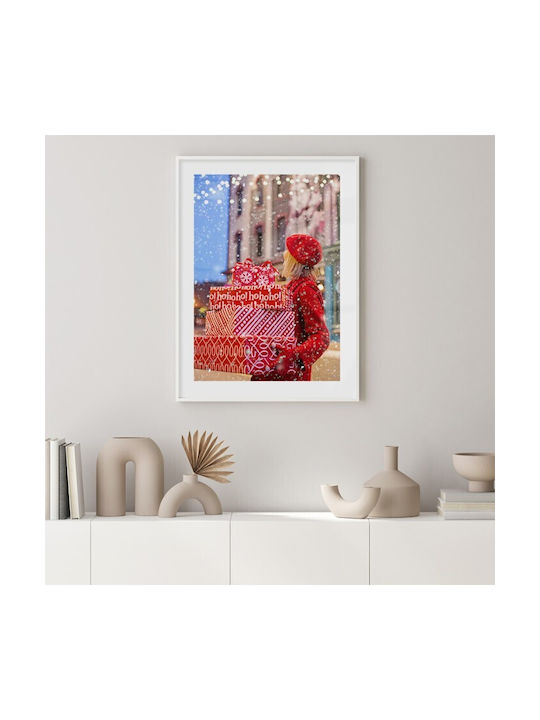 Walls Poster Christmas Κάδρο Ξύλινο 15x20cm