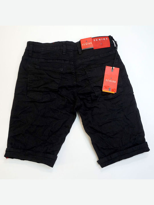 Herrenshorts Jeans Schwarz