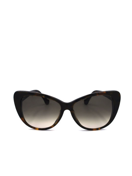 Balenciaga Damen Sonnenbrille mit Braun Kunststoff Gestell