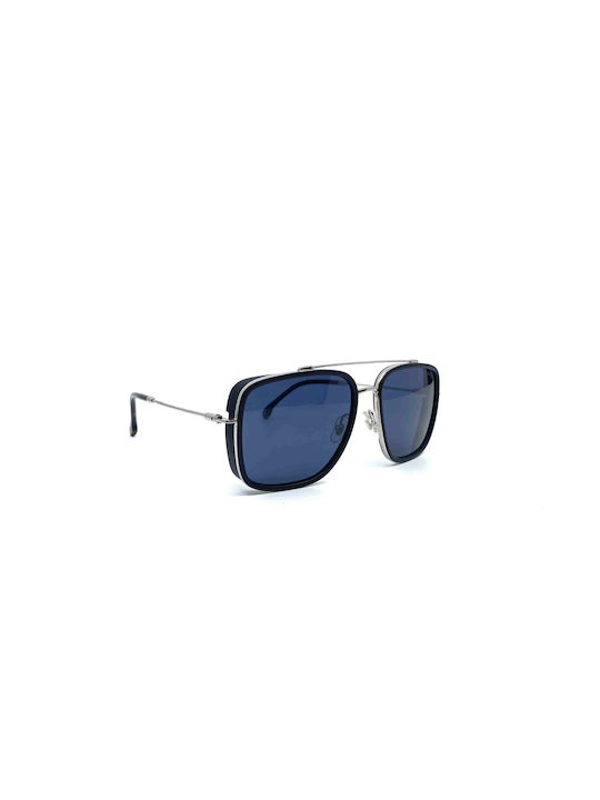 Carrera Men's Sunglasses with Black Frame and Blue Lenses 207/S 010/KU