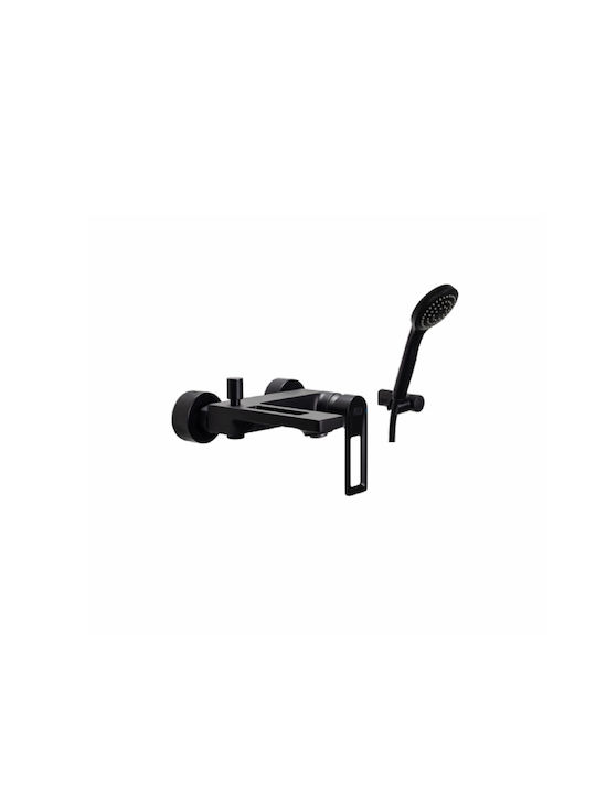 Kls Diva Bathtub Shower Faucet Complete Set Black