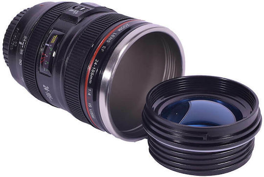 Artifact Mug Plastic with Lid Black