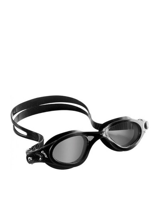 CressiSub Flash Swimming Goggles Adults with Anti-Fog Lenses Black