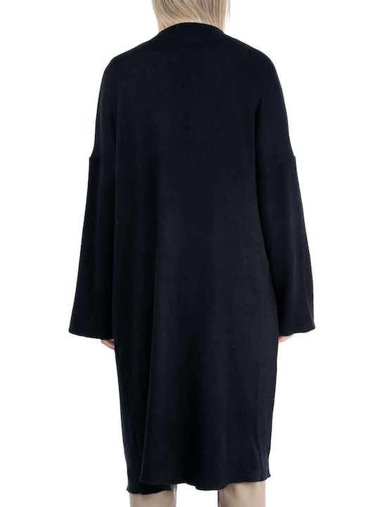 MY T Long Women's Cardigan Black