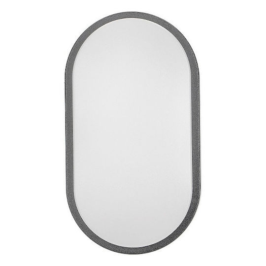 Orno Επιτοίχια Εξωτερική Πλαφονιέρα LED IP54 15W με Φυσικό Λευκό Φως 21.22x44εκ.