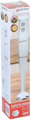 Alpina Hand Blender with Stainless Rod 400W White