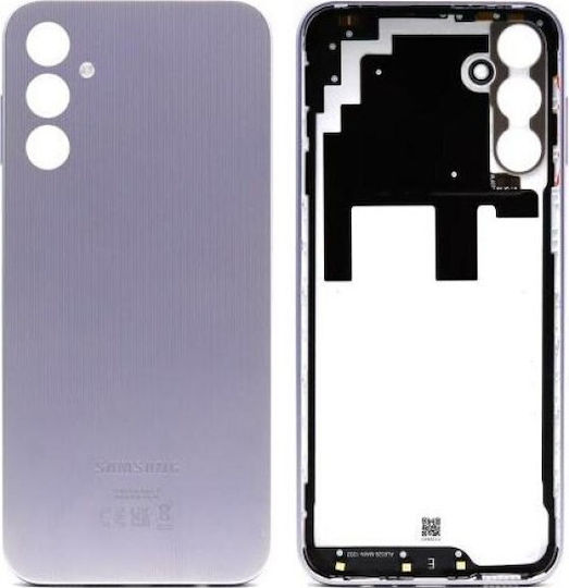 Samsung Capac Baterie Argintiu pentru Galaxy A14