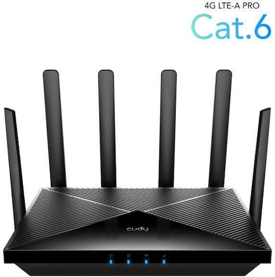 Cudy LT700 v1.2 Ασύρματο 4G Router Wi‑Fi 5 με 4 Θύρες Gigabit