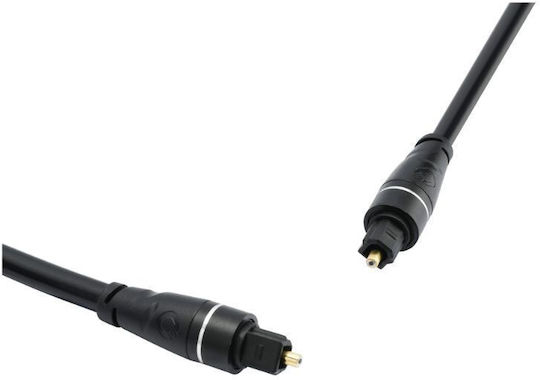 Oehlbach Optical Audio Cable TOS male - TOS male Μαύρο 1m (D1C33131)