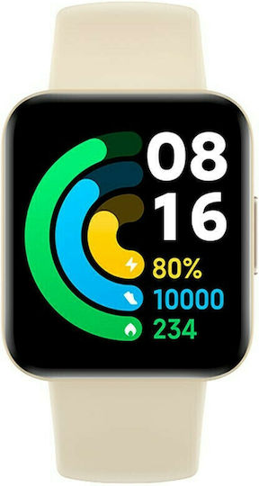 Xiaomi Poco Watch Waterproof with Heart Rate Monitor (Ivory)