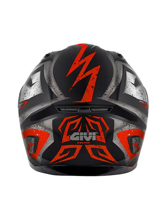 Givi H50.7 Rebel Black/Red Κράνος Μηχανής Full Face ECE 22.06 1490gr