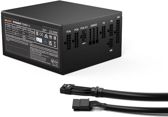 Be Quiet Straight Power 12 1000W Черен Компютърно захранване Пълен модул 80 Plus Platinum