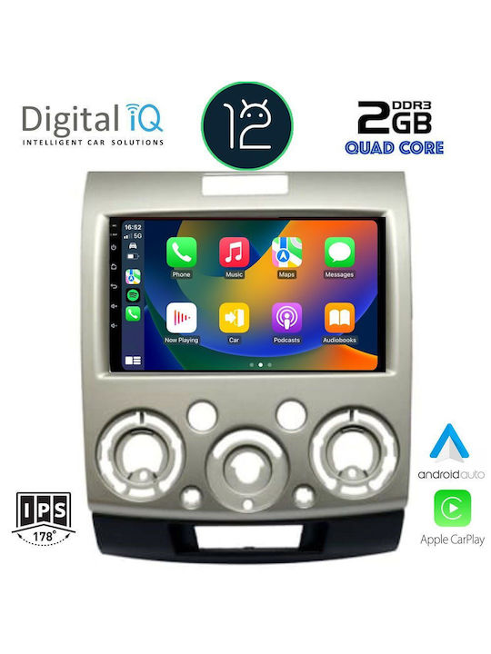 Digital IQ Car Audio System for Ford Ranger Mazda BT-50 2006-2011 (Bluetooth/USB/AUX/WiFi/GPS/Apple-Carplay) with Touch Screen 9"