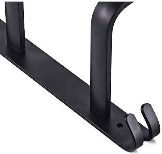 Ράγα Μπάνιου Διπλή Επιτοίχια με Βίδες ​60x60cm Inox Ασημί