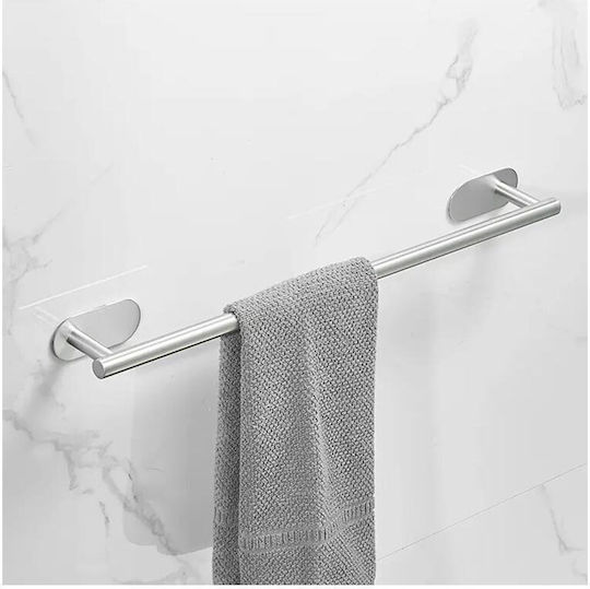 Calea ferată de Baie Simplă De Perete cu șuruburi Inox Argintiu