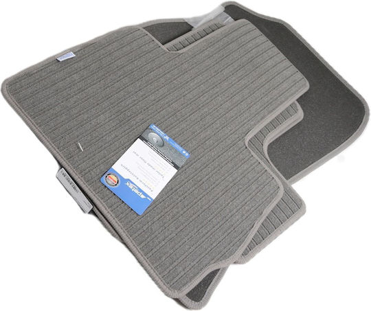Petex Set of Front and Rear Mats 4pcs for BMW X5 / E53 1999-2006 Gray