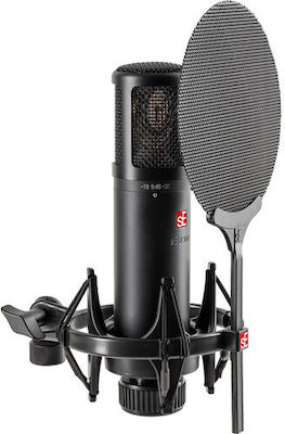 SE Electronics Condenser XLR Microphone SE 2300 Shock Mounted/Clip On for Voice