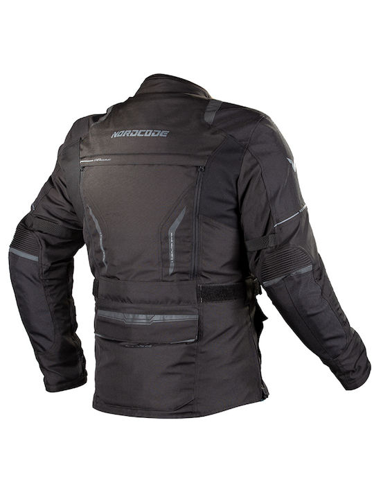 Nordcode Adventure Evo Men's Motorcycle Jacket Cordura 4 Seasons Waterproof Black