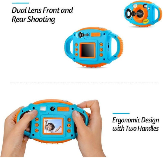 Amkov CD-FP+ Kids Action Camera HD (720p) with Screen 1.77" Multicolour