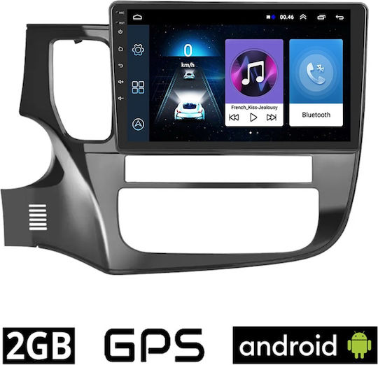Installation Kit 2 Din Compatible with Screen 10" for Mitsubishi Outlander