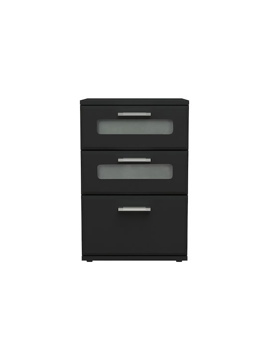 Office Storage Drawer Black L40xW60xH38cm