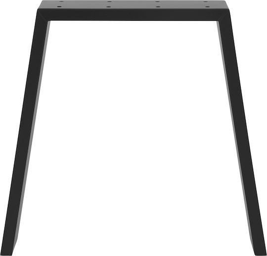 ML-Design ML-Design Metal Furniture Leg 2 Pieces Suitable for Table / Coffee Table 42cm Black
