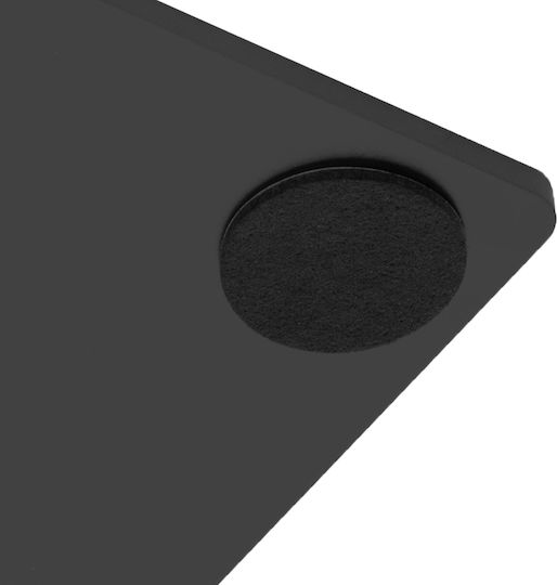 ML-Design Βάση Τραπεζιού Μεταλλική Μαύρη 43x72cm