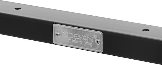 ML-Design ML-Design Metal Furniture Foot 2 Pieces Suitable for Office Table Coffee Table 72cm Black