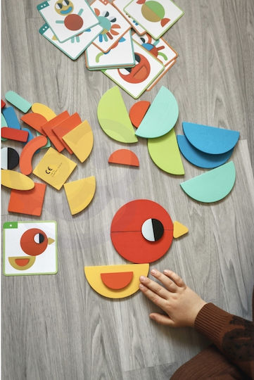 Woopie Shape Puzzle Montessori Εκπαιδευτικό Παιχνίδι Γνώσεων για 3+ Ετών