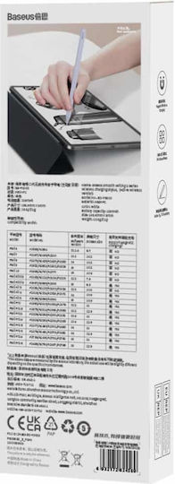 Baseus Smooth Writing 2 Stylus Digital with Palm Rejection for iPad in Purple color SXBC060105