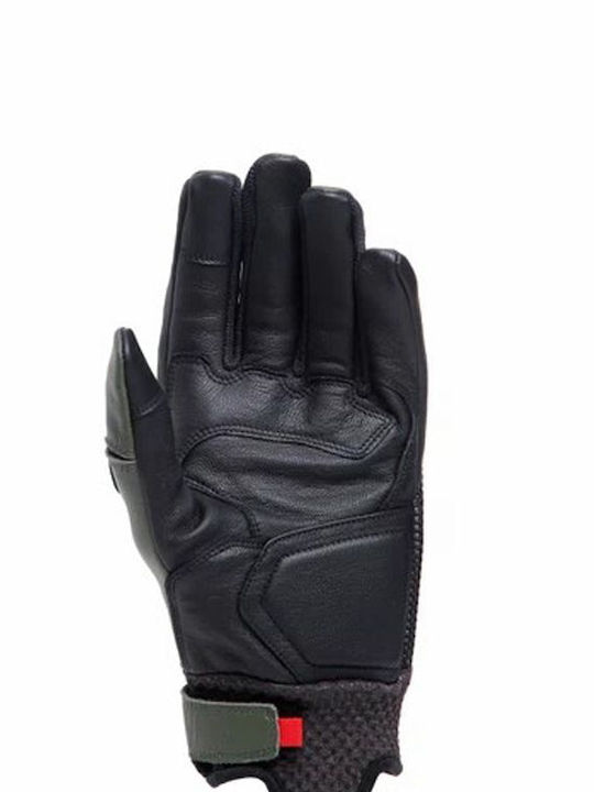 Dainese Karakum Ergo-Tek Summer Men's Gloves Black/Army Green