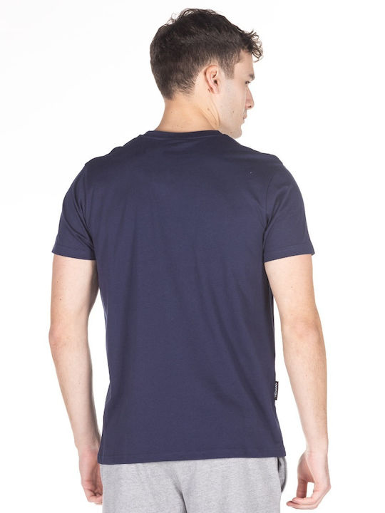 Venimo Men's Short Sleeve T-shirt Blue