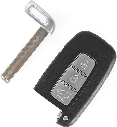 Hyundai Carcasă cheie auto cu lamă Pliabil cu 3 butoane pentru Hyundai