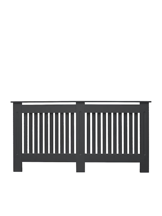 ML-Design Κάλυμμα Καλοριφέρ από MDF Γκρι 152x19x82cm