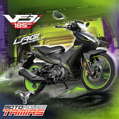 Motorcycle Plastic Kit for Sym VF 185 Black 16pcs