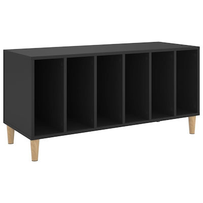 vidaXL 6 Level Hi-Fi Furniture Black 38x100x48cm