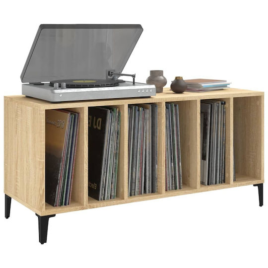vidaXL Мебел за Hi-Fi Кафяв 38x100x48см