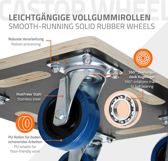 ECD Germany Mobile Basis for Load Weight up to 800kg