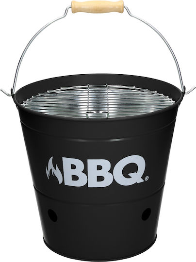 ECD Germany Inox Portabilă Grătar cu Cărbuni 25cmx25cm